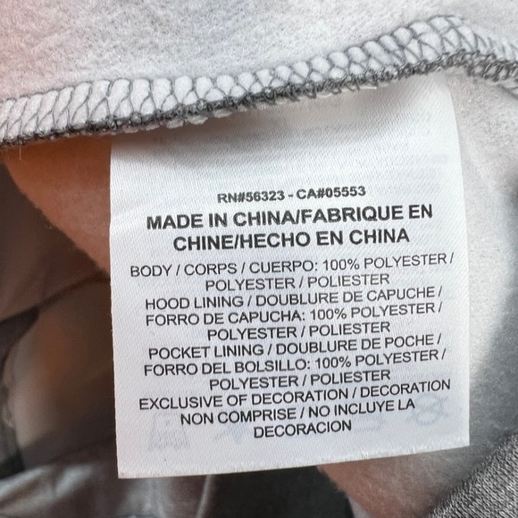 Nike Dri-FIT Mens XL Grey Full Zip Hoodie Heathered Training Jacket 800187-091 - Picture 5 of 8